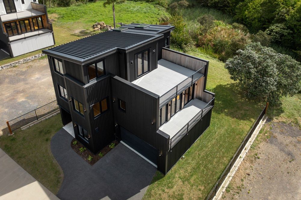 Aerial view of both homes at Ostler Ave, Paihia